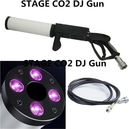 8pcs/ LED RGB carbon dioxide DJ gun, bar air column gun, smoke machine