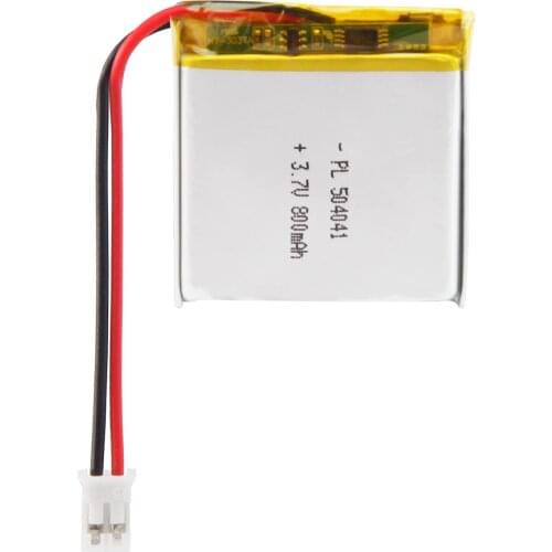 YDL 3.7V 800mAh 504041 Rechargeable Lipo Battery with JST Connector