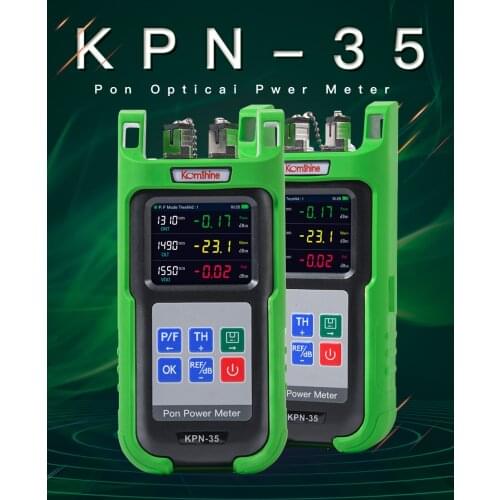 PON Fiber type KOMSHINE KPN-35 PON Optical Power Meter for EPON GPON APON, ONT for 1310, OLT for 1490/1550nm