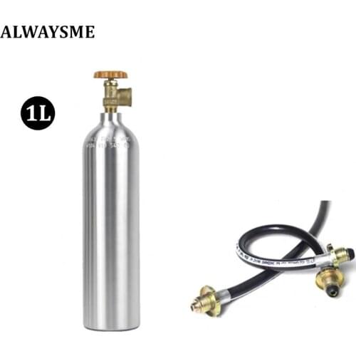 ALWAYSME 1L Portable Outdoor Propane Tank For RV or Camper
