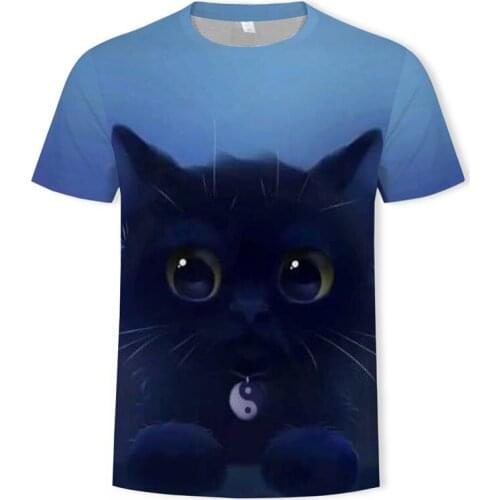 Off Black cat Print t shirt Women tshirt Casual Funny t shirt For Lady Girl Top Tee Hipster harajuku Drop Ship plus size S-5XL