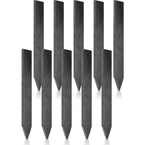 Slate Plant Label Markers Garden Labels Tags for Vegetable or Herb 15X2cm, 10 Pcs