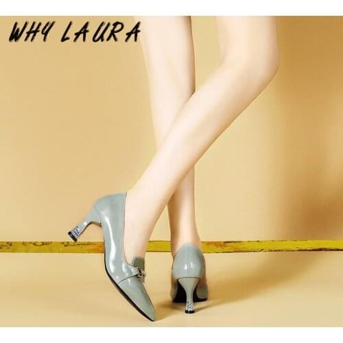 Stilettos Point-toe Spring and Fall Pumps New Point-toe Womens Shoes Are Sexy, Go With Lady Heels