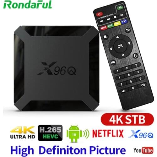 X96Q TV Box Android 10 Set Top Box Fast Convenient Digital 3D 4K TV Converter Spain Box Nederlands Home Smart TV Set