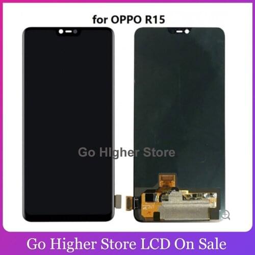 AAA For OPPO R15 LCD Display Touch Screen Panel Sensor Digitizer Assembly Phone Repair Screen