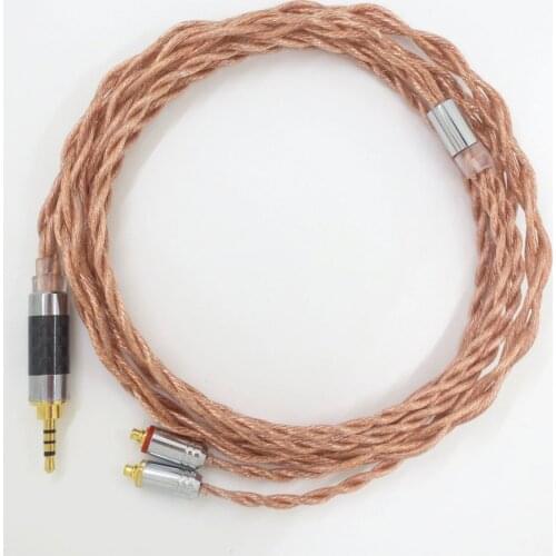 ZSFS 7N OCC Single crystal copper Earphone 2.5mm balance Cable for jvc HA-fx850 fx1100 FW01 FW02 SE215 SE535 SE846 W80 Earphone