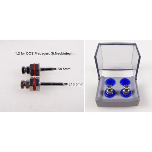 1Kit/Lot Dental Implant 1.2 Hex Hand Driver Torque Wrench Ratchet Abutment Screw Drivers Short Long