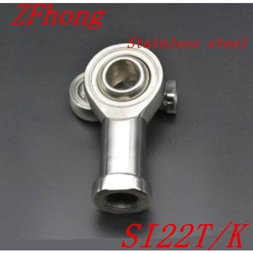 1pc si22t/k 22mm M22*1.5 stainless steel right hand female thread rod end bearing