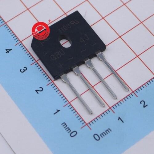 10PCS/LOT GBU4J ZIP-4 RECT BRIDGE GPP 4A 600V GBU Original and New Free Shipping