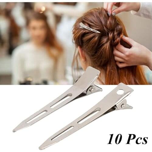 10Pcs Professional Ladies Salon Fixed hair No Bend hair Pin Curl Hairclip Makeup No Crease Hair Clip Hairdressing Styling Tool