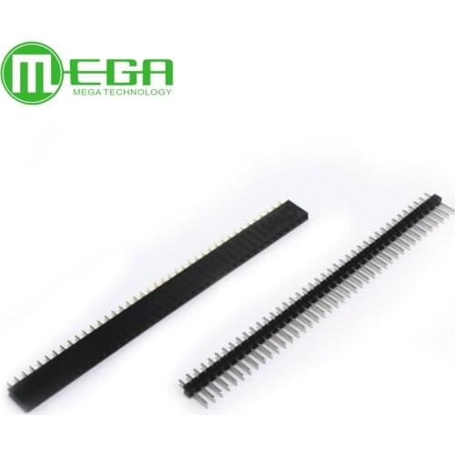 20pcs 1x40 Pin 2.54mm Single Row Female + 20pcs 1x40 Male Pin Header connector Integrated Circuits