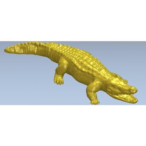 3d model relief for cnc in STL format file crocodile 8.89MB