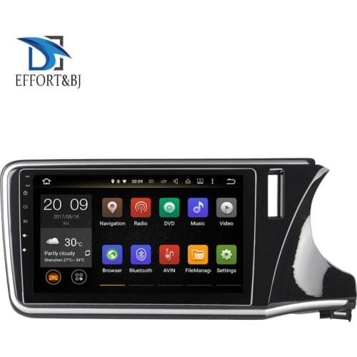 10.1 Inch Android 9.0 IPS Screen Car Stereo Video Multimedia Player For Honda City 2014-2019 Right Hand Drive Car Radio GPS NAVI