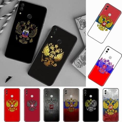 Coat of Arms Russia flag Phone Case For Huawei Honor view 7a5.45inch 7c5.7inch 8x 8a 8c 9 9x 10 20 10i 20i lite pro