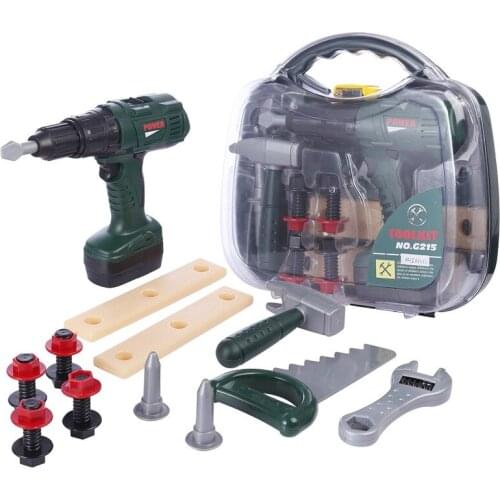 Children Simulation Repair Tool Set Plastic Pretend Play Toys Early Learning Education Toys Creative Toy for Boys Birthday Gift