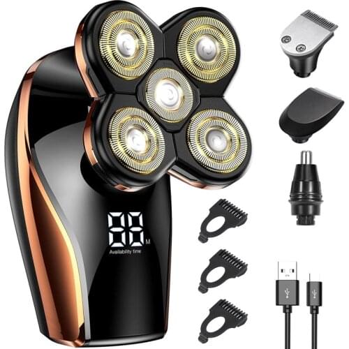 Head Shavers for Men,Electric Razor for Men Head Shaver with Extra Razor Handle , Electric Shaver 5D ,Professional Waterproof