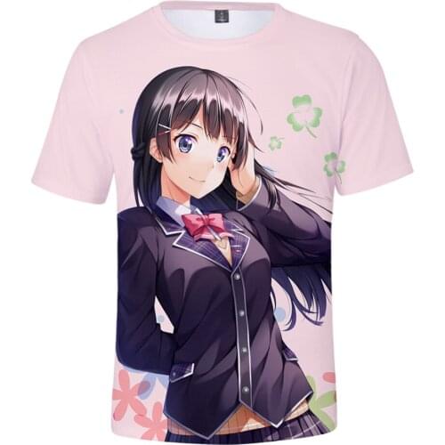 Tsukino Mito 3D Print Spring Summer Preppy Men/Women Street Clothes T-shirt Streetwear Kawaii Streetwear style Tshirt