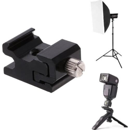 Hot Shoe Flash Bracket Stand Mount Adapter Trigger Holder Camera Accessories New 77UB