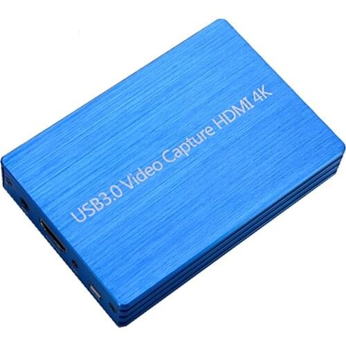 Video Capture Card Dongle 4K 1080P 60fps HDMI To USB 3.0 HD Video Recorder Grabber For OBS Capturing Game Capture Live Streaming