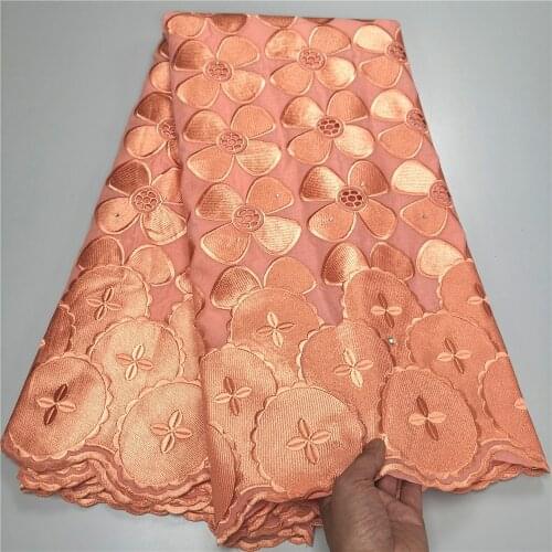 SJ Lace Swiss Voile Lace In Switzerland African Lace Fabric 2021 High Quality Swiss Lace Fabric 5Yards Cotton Lace For Wedd 2-61