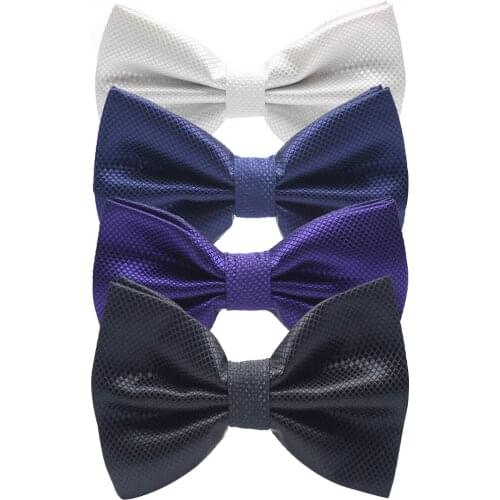 Men Bow Tie and Pocket Bow Bowtie Necktie Cravate Classic Satin Bowtie Necktie For Wedding Papillon Man Corbatas Hombre Pajarita