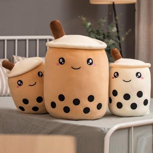 Plushie | brewed Boba | bubble milk tea pillow | plush toys for children, adults and Boba lovers