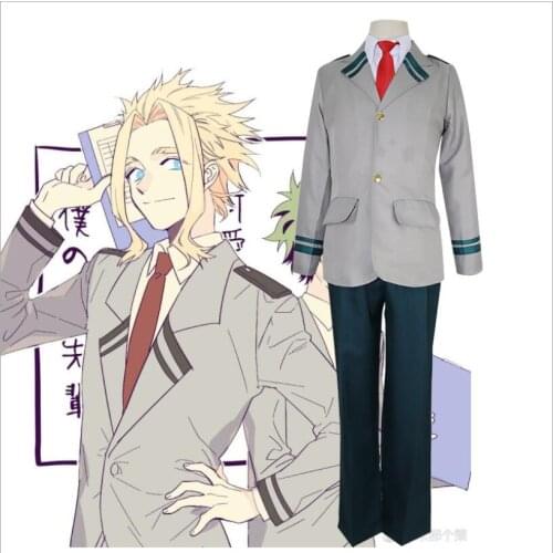 Anime My Hero Academia Cosplay Todoroki Shoto Cos Halloween Party Cos Student Campus Uniform Costume For Men