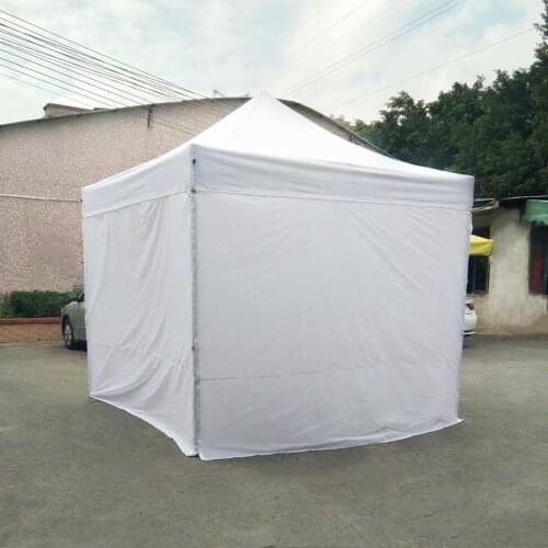 3x3m Folding Tent Pop Up Gazebo Party Tent Event Marquee Promotion Advertisement Canopy with Closed Full Walls