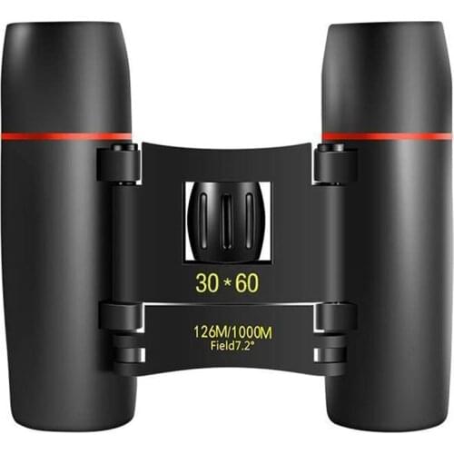 Zoom Telescope 30x60 Folding Binoculars With Low Light Night Vision For Outdoor Bird Watching Travelling Hunting Camping 1000m