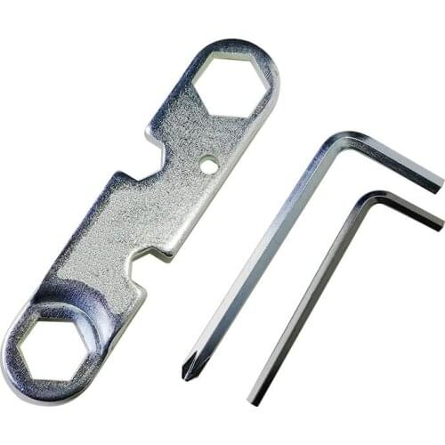 Special tool skateboard T-type tool double warping long version small fish plate can be used with multi-functional screw wrench