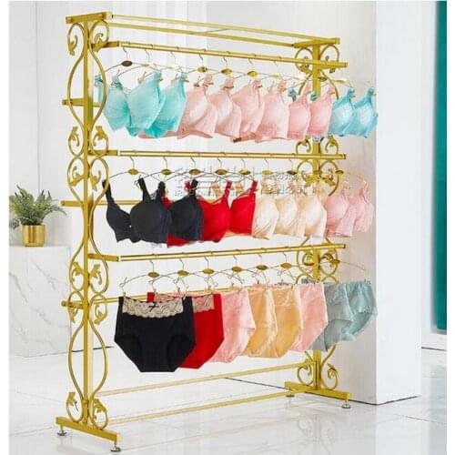 Underwear display rack clothing store floor type socks rack bra rack