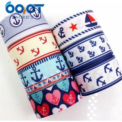 OOOT BAORJCT 176094 25mm 10yard Cartoon Ribbons Thermal transfer Printed grosgrain Wedding Accessories DIY handmade material