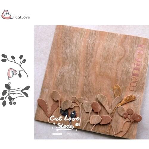 Berry Bacca Plant Metal Cutting Dies Stencils For DIY Scrapbooking Paper Card Decorative Craft Dies Embossing Die Cuts New 2019