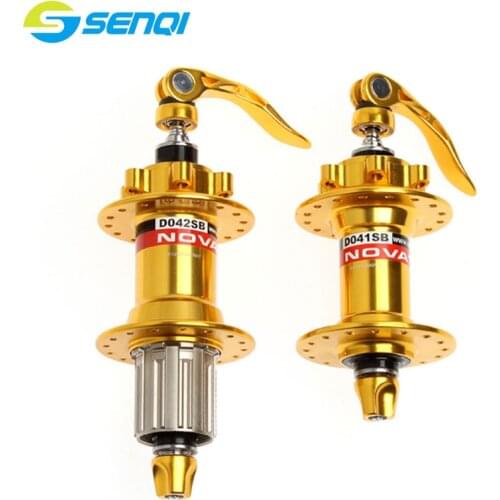 Mountain Bike Four Perlin Disc Hubs 32 Holes High Quality Lightweight Flexible Rotation Bicycle Hubs BZH002