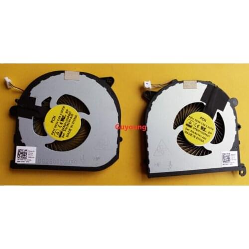 Laptop CPU GPU Cooling fan for Dell XPS 15 9550 Series DFS501105PR0T DFS501105PQ0T 0RVTXY 036CV9