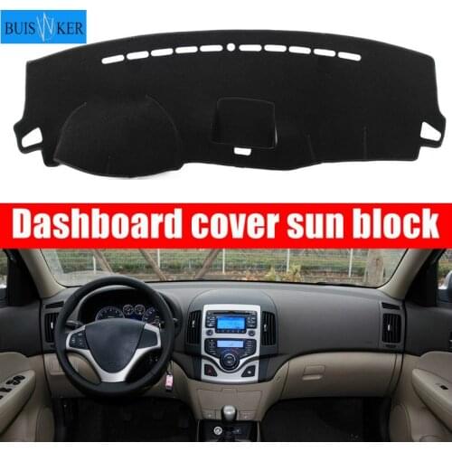 Car Inner Auto Dashboard Cover Dashmat Pad Carpet Sun Shade Dash Board Cover FIT For HYUNDAI I30 2010 2011 2012 2013 14-2017