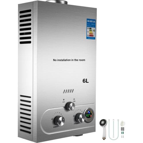 6L LPG Gas Propane Instant Tankless Hot Water Heater Boiler