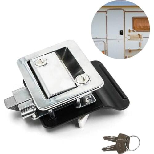 High Hardness RV Entry Door Lock Anti-scratch Latch Locks for Trailer Motorhome RV Door Lock Replacement