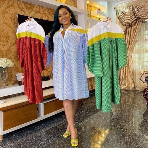 Zlrscoe Summer Striped Dresses