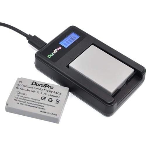 2pcs DuraPro NB-5L NB 5L NB5L Rechargeable Camera Battery + LCD USB Charger For Canon 900 Ti SD790 IS SD950 SD900 SD990 Z1 SX230