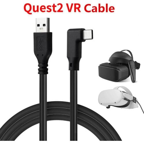3M 5M 6M USB Type C Cable for Oculus Quest 1 2 Link Compatible VR Data Transfer Fast Charge USB 3.1 Type-C to USB C Adapter