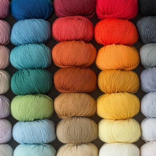 30g/ball High Quality Superfine 4 strands Merino Wool Yarn For Baby Coat Spin Yarn Winter Warm