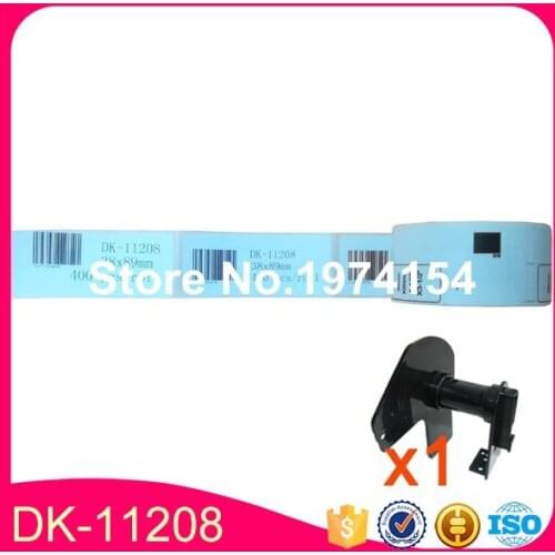 6 Rolls Brother Compatible DK-11208 Label QL570 QL-700 DK-1208 adhesive sticker 38X90mm DK11208 label Etiketten