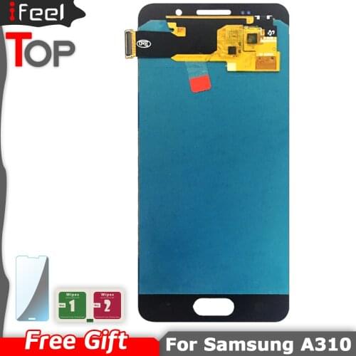 AAA++ AMOLED 4.7'' LCD For SAMSUNG Galaxy A3 2016 A310 A310F A3100 LCD Display Touch Screen Digitizer Assembly+Tools 100% Tested