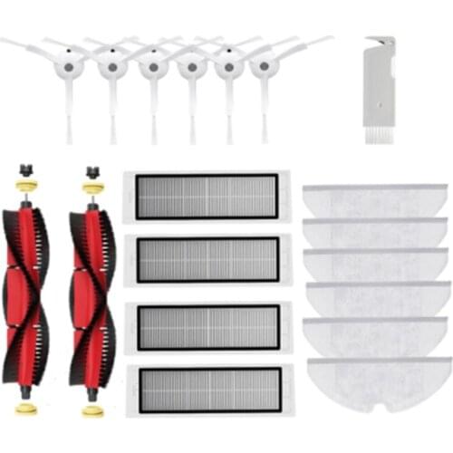 Accessories for Xiaomi Roborock S5 S6 Max Pure S60 S65 S50 Robotic Vacuum Cleaner (Side Brush Hepa Filter Mop)