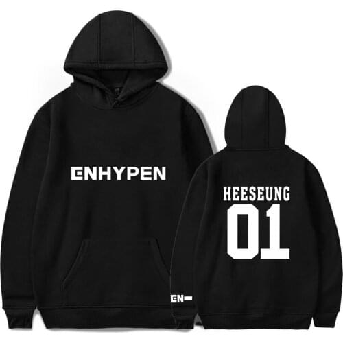 ENHYPEN DEBUT SHOW DAY ONE Album Print Autumn Winter Holiday Men/Women Fleece Hooded Streetwear Kawaii style the Hooded