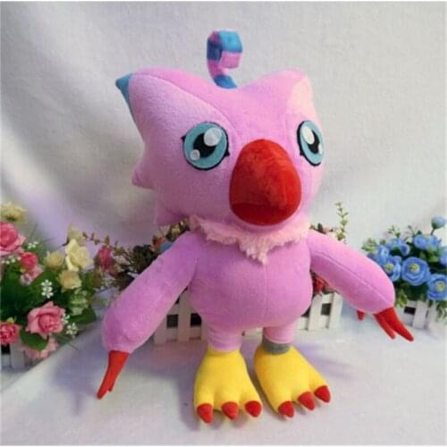 Anime Digimon Adventure Cosplay Plush Toys Takenouchi Sora Pet Piyomon Figure Doll Cartoon Filling Pillow 45cm For Gift