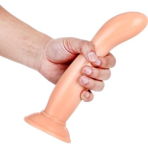 8.85inch Sucker anal dildo soft smooth female g spot stimulation long dildo male buttplug anal toys masturbator insert stick