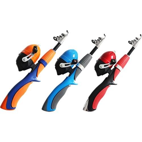 Kids Fishing Pole and Reel Combo Kit Spincast Fishing Reel for Beginners