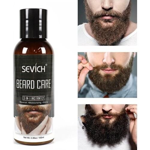 Sevich 100ml Long Lasting Moisturizing Whisker Conditioner Hair Loss Products Smoothing Beard Conditioner For Men Beard Care